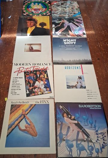 Ten vinyl albums - price for all