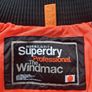 Superdry the windmac jacket Size medium ptp 18" black with belt in excellent condition Image 9
