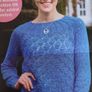 New - A Knitting Pattern  - A Pretty Lace Top - E Image 2