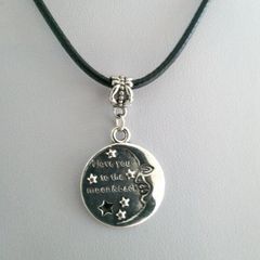 I Love You to the Moon and Back Pendant