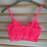 bralette florescent medium Victoria secrets pink range medium Bnwot Image 6