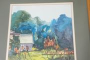 Original Una Gillespie Watercolour Landscape Painting