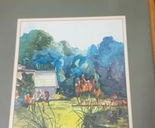 Original Una Gillespie Watercolour Landscape Painting