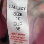 GALLERY green and pink floral blouse Sz 10UK Image 2