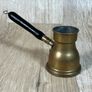 Vintage Syrian Brass Cezve/Ibrik - Marked "Sami," Turkish Coffee Pot Image 3