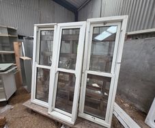5 x Tall White PVC Double Glazed Windows  595 x 1