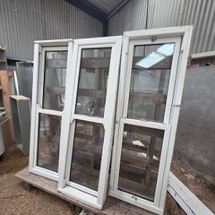 5 x Tall White PVC Double Glazed Windows  595 x 1