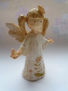 Home decor, Angel figurine, Ornament. Angel