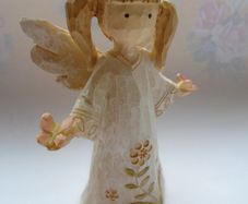 Home decor, Angel figurine, Ornament. Angel