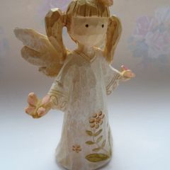 Home decor, Angel figurine, Ornament. Angel