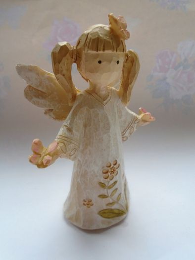 Home decor, Angel figurine, Ornament. Angel