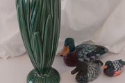 Fabulous Vintage SylvaC Art Deco Tall Hyacinth Vase, Shape #2452 in the Lovely, Popular but Less Common Green Glaze, Excellent Condition