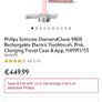 Philips Sonicare DiamondClean 9000 Electric Toothbrush White Travel Case HX9911/53 Image 4