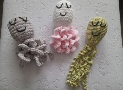 Handmade octopus snuggie