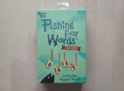 Fishing for Words Family Dice Word Board Game 2017 NEW SEALED