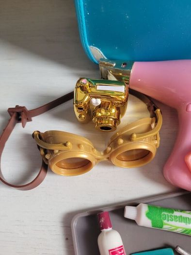 our generation suitcase with accessories