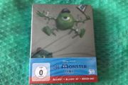 Monster University 3D + BLU Ray +Bonus Disc Steelbook