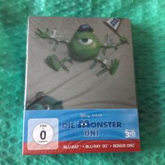 Monster University 3D + BLU Ray +Bonus Disc Steelbook