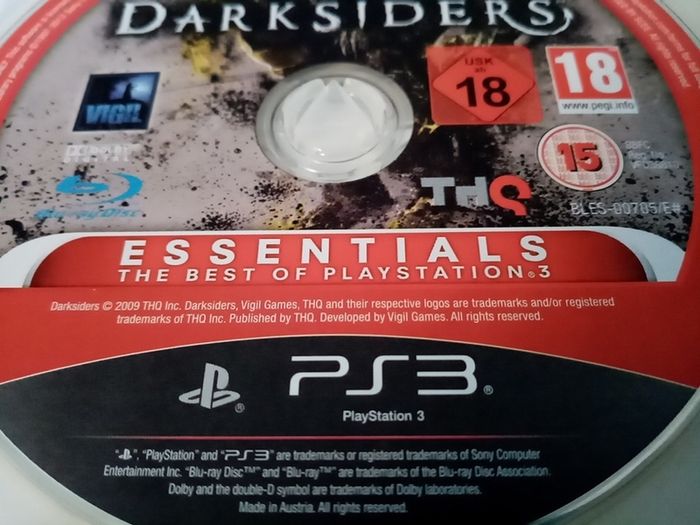 Darksiders PlayStation 3 Ps3 Games Original
