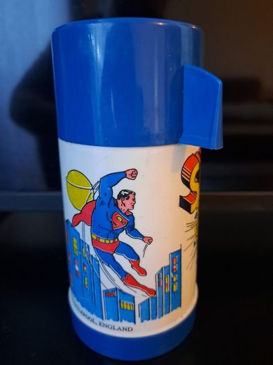 Vintage 1971 Superman Aladdin  Vacuum Flask