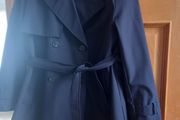 Zara limited edition navy mac/trench jacket