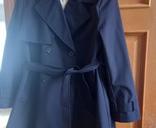 Zara limited edition navy mac/trench jacket