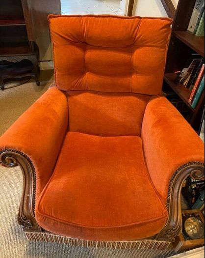 Tangerine armchair