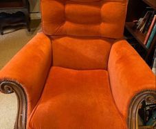Tangerine armchair