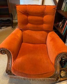 Tangerine armchair