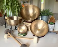 Peter Hess Therapy Singing Bowl Set with Original Accessories