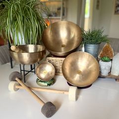 Peter Hess Therapy Singing Bowl Set with Original Accessories