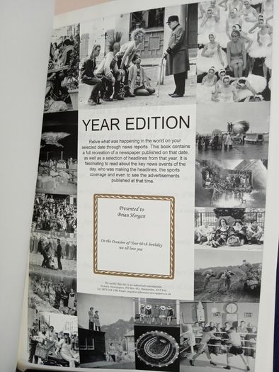 Year Edition: The Times July 25th, 1947 ''Major Events of 1947'' Presented to Brian Hogan (PT198)