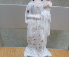 Antique French Madonna Statue