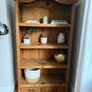 Solid Pine Bookcase - Beautiful Arched Top Image 3