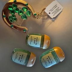 Rare Bath and Body Works St Patricks Day PocketBac Holder Set