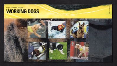 2008 Great Britain Working Dogs Commemorative Stamps Presentation Pack