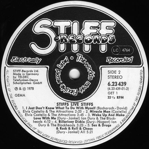 Various  Stiffs Live Stiffs