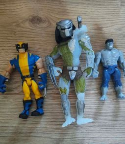 Wolverine, Predator and Hulk action figures