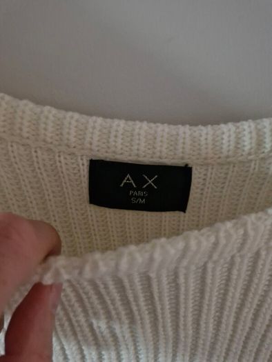 Wide neck knitted jumper (Ax Paris)