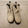 Cream Dr marten style boot uk13 Image 2