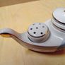 Vintage French Boat-Shaped Condiment Set Image 5