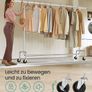 Heavy Duty Clothes Rack with Castors  steel frame 160 to 200 cm Image 7