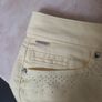 Per Una Yellow Knee Length Ladies Shorts.  S.  16.  New- No Tag.. Image 4