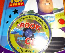 Three children's books with cd
