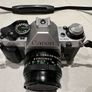 1984 Canon AE-1 Program Film Camera + Sigma zoom lens +Vivitar flash Image 4