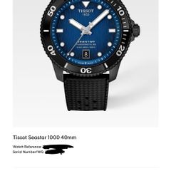 Tissot Seastar Powermatic 80 Automatic 1000 40mm