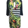 Vero Moda Ladies Black Multicoloured Floral Parrot Print Tunic Dress M Uk 12 Includes Postage Image 6
