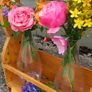 Rustic floating / stand flower vases / display Image 5