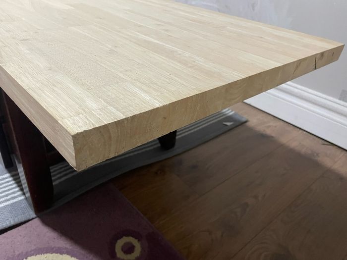 Oak solid countertop