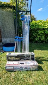 Clamps and mitre saw